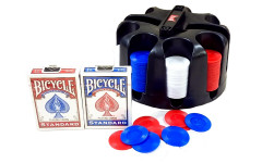 Покерный набор "Bicycle Revolving Poker Chip Rack" на 200 фишек Покерный набор "Bicycle Revolving Poker Chip Rack" на 200 фишек